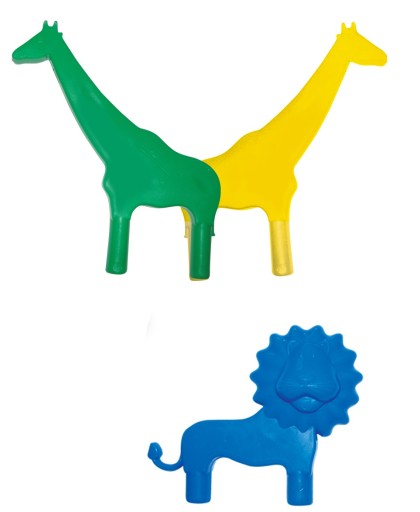 Stavebné kocky Colorful zoo Poľský výrobok
