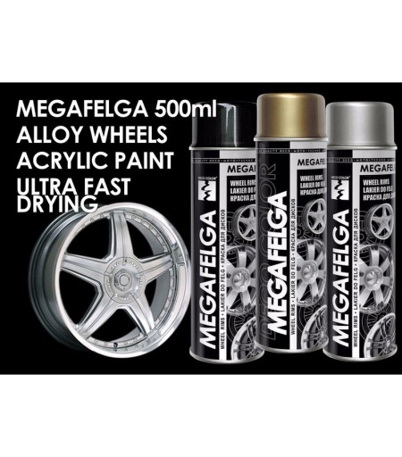 DECO COLOR MEGAFELGA lak na ráfik 500ml strieborný
