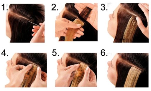 Páska na pásiky SANDWICH METHOD TAPE ON, 12 kusov