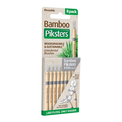 PIKSTERS Bamboo šťastie medzizubné 8 ks. veľkosť 0