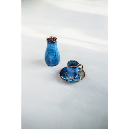 DEEP BLUE Šálka na espresso 90 ml / VERLO