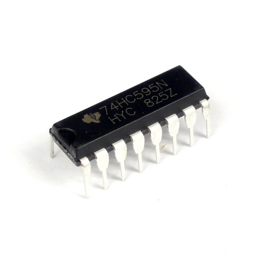 5x 74HC595 posuvný register 8 bit DIP16