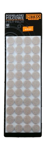 Samolepiace PLSTENÉ PODLOŽKY Niteo Tools 44 ks
