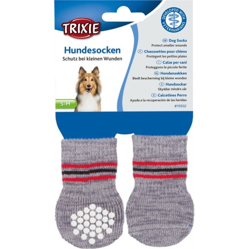 Trixie Socks, protišmykové, ochranné ponožky pre psov, M-L