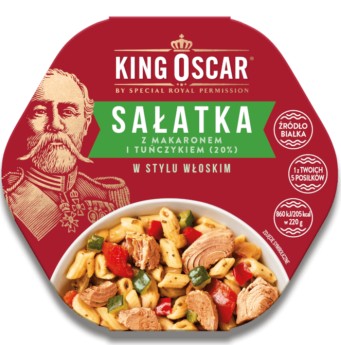 Kráľ Oscar šalát na taliansky spôsob 220g
