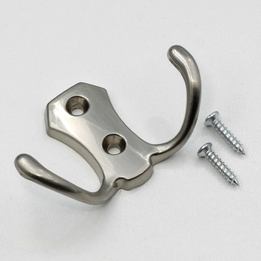 HÁČIK NA OBLEČENIE NÁSTENNÝ VEŠIAK RETRO INOX NÁBYTOK
