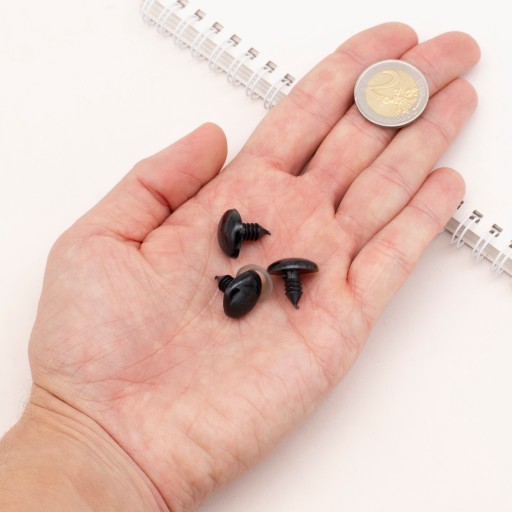 Nos na hračky trojuholníkový plastový 13x18mm 50 ks