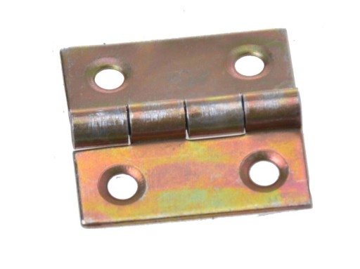 Pletený pánt 25 x 25mm, pozinkovaný zlato, 20 ks