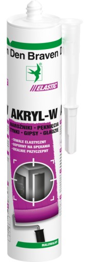 Den Braven Acryl-W Acrylic Flexible Sealant White 280ml