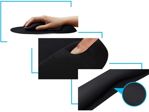 ERGONOMICKÁ PODLOŽKA NA ZÁPESTIE MYŠ
