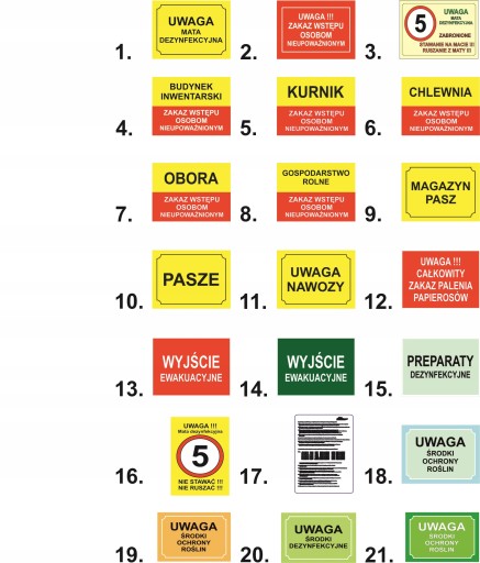 POZOR DEZINFEKČNÉ PROSTRIEDKY! - DOSKA