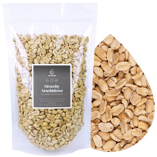 Arašidy 500g Wenatural - mleté polovičky, lúpané, pražené, nesolené