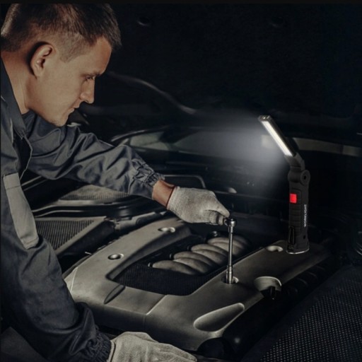 DIELENSKÁ LAMPA GARÁŽOVÁ LAMPA 5 V 1 LED