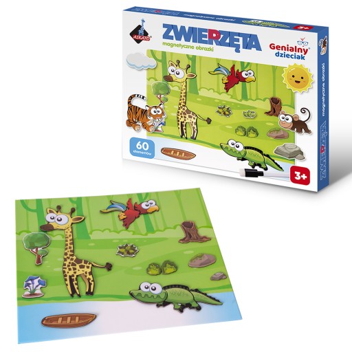 Magnetické puzzle Zvieratá