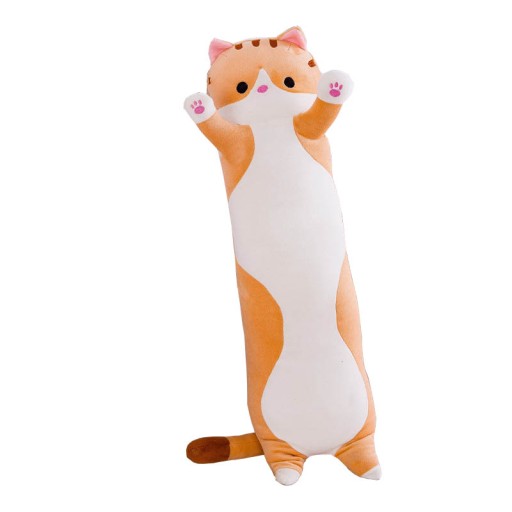 DLHÝ MASKOT MASKOT PLYŠOVÝ VANKÚŠ PRE MAČKU 50cm XXL