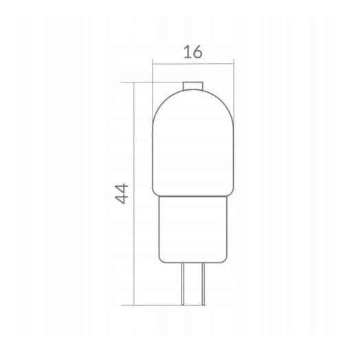 G4 LED žiarovka 12V 3W 270Lm 3000K WW teplá