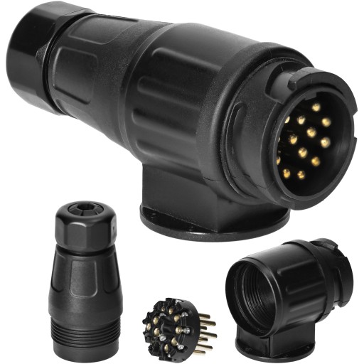ZÁSTRČKA NA PRÍVES 12/24V DO ZÁSUVKY NA 13 KOLÍKOV
