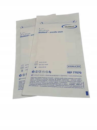 OMIETKA SO STERILNÝM OBKLADOM NA RANY S NASÁVACÍM PODLOŽKOU 20X10cm 1KS