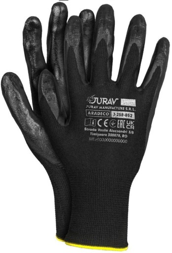RUKAVICE HLADKÉ LATEXOVÉ pracovné rukavice, silné r 7