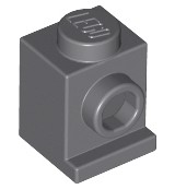 LEGO 4070 4211044 Tehla 1x1 tmavosivá