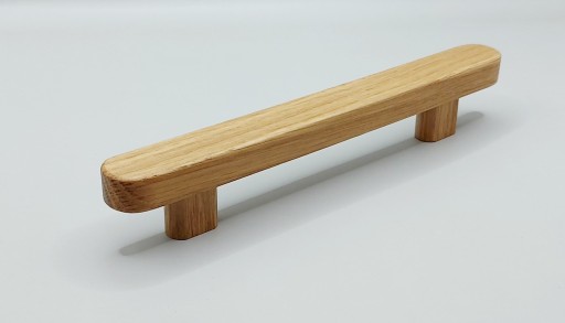 Drevená nábytková rúčka z dubu, dĺžka 160mm, rozteč 96mm POĽSKÝ VÝROBCA