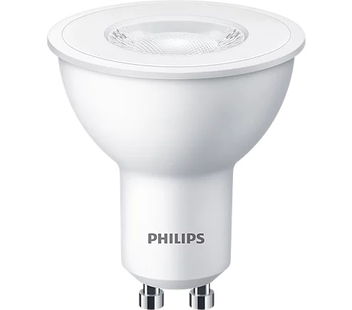 3x GU10 Philips LED žiarovka 4,7W = 50W / 380 lumenov / farba 2700K / 36°