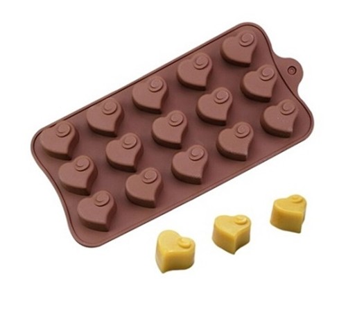 SILIKÓNOVÁ FORMA NA ČOKOLÁDU ČOKOLÁDY SRDCE VALENTÍNSKE SRDCE PRALINE