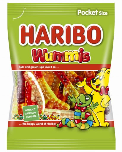 Haribo Wummis Gummies 85g Dážďovky