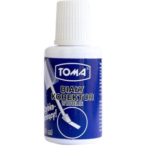 TEKUTÉ KOREKTORY S HUBMI 20ml BIELY DO-018 TOMA