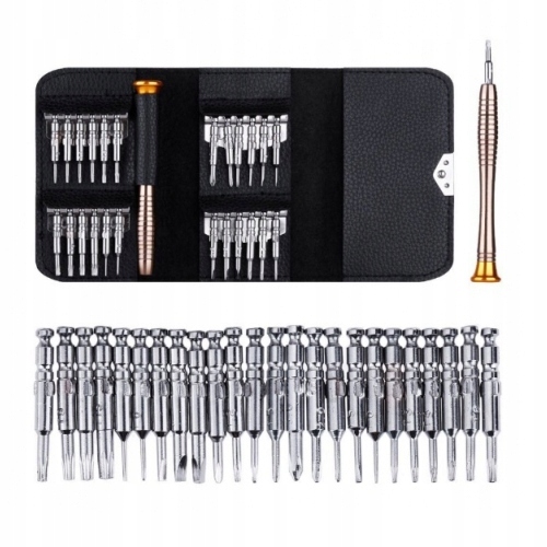 SADA PRESNÝCH SKRUTKOVAČOV OBSLUHA BITOV 25 PRVKOV V PÚDE