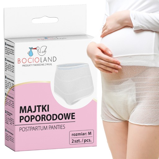 Bocioland Popôrodné sieťované nohavičky L 2 ks