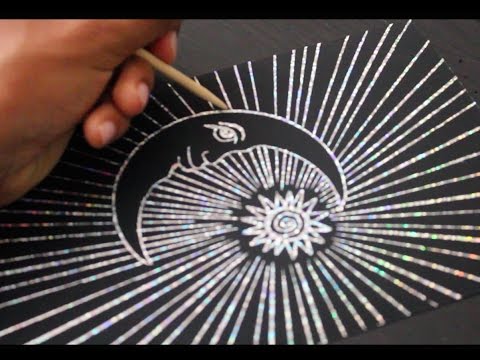 Čarovná zošitka HOLOGRAPHIC Scratch Book