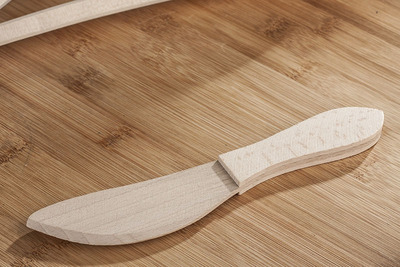 Drevený nôž 19 cm na maslo a masť