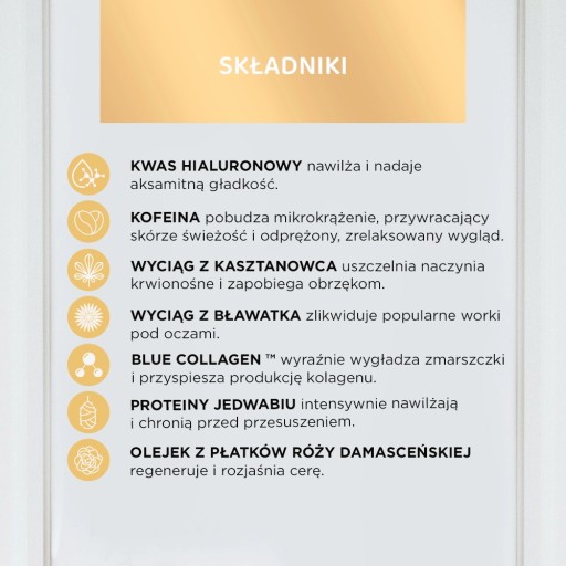 Očný krém Eveline Cosmetics Gold Revita Expert