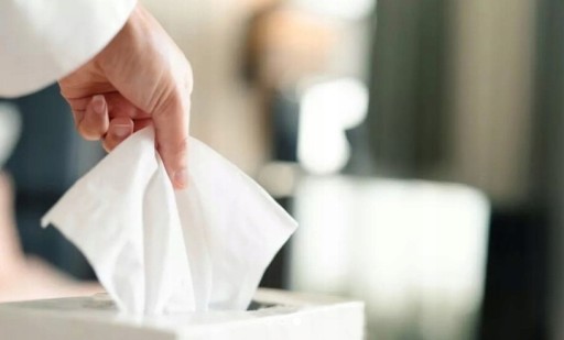 2-vrstvové biele celulózové kozmetické obrúsky
