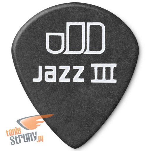 Gitarové trsátko Dunlop 482R Tortex Pitch Black Jazz 0,73 mm