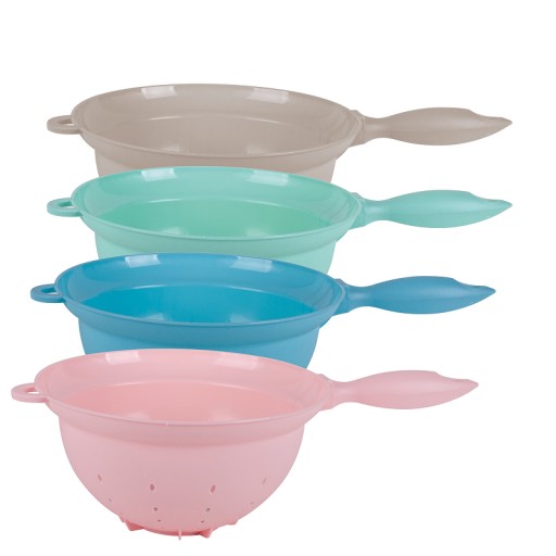 Cedník, sitko, cedník 2,5 l s rukoväťou Soft Blue
