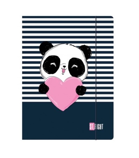 A4 zložka s gumičkou Love Panda ST.Majewski