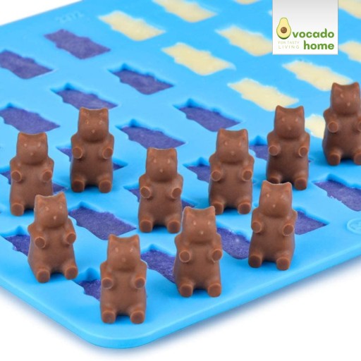 SILIKÓNOVÁ FORMA NA MEDVEĎOV, plyšových medvedíkov, ĽAD, čokoládky, pralinky + PIPETKA