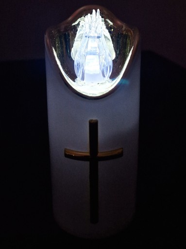 VEĽKÁ LED VLOŽKA DO SVIEČKY NA NAPÁJANIE BATÉRIOU 12,5cm PRE GRANES VLOŽKY DO SVIEČKY