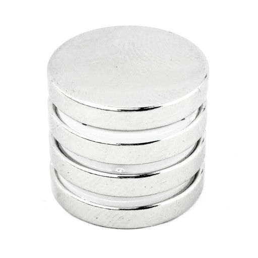 VALEC NEODYMOVÝ MAGNET 17x3 N38 SADA 4 ks