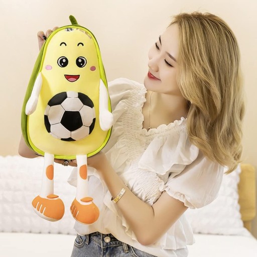 AVOKÁDOVÝ VANKÚŠ MASKOT PLYŠOVÁ HRAČKA 30cm EURO 2024
