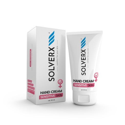 SOLVERX Krém na ruky SENSITIVE SKIN pre ženy 50 ml