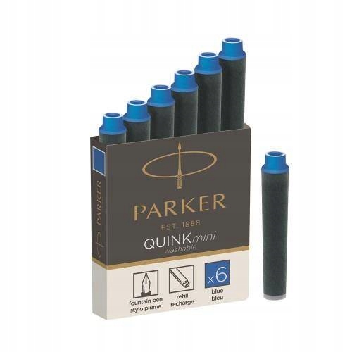 PARKER QUINK modré mini náplne do pera 5 ks