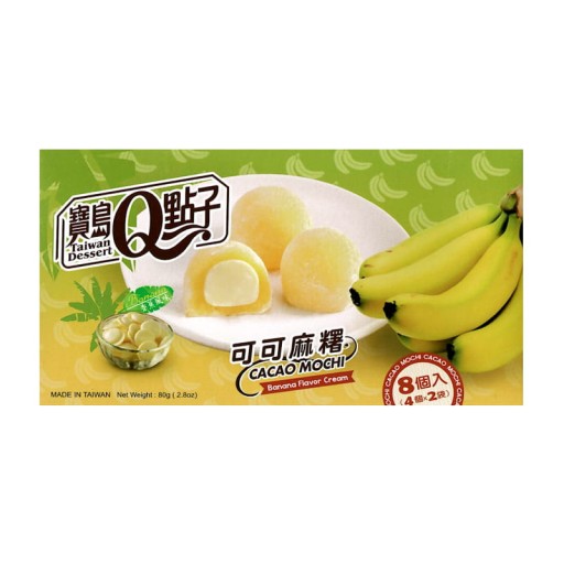 Mochi Cacao Banana Taiwan dezert 80g