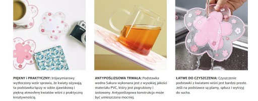 OBÁLKA NA NÁPOJE SO VZOROM VIŠNE 4 KS
