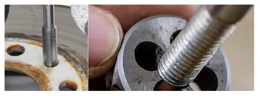 SÚPRAVA ZÁVITOVNÍKA M4,5x0,75mm SÚPRAVA 2X ZÁVIERKA + ZÁVIERKA
