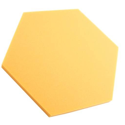 AKUSTICKÝ PANEL DOMÁCE AUDIO ŠTÚDIO HEXAGON 3CM voštinové akustiky