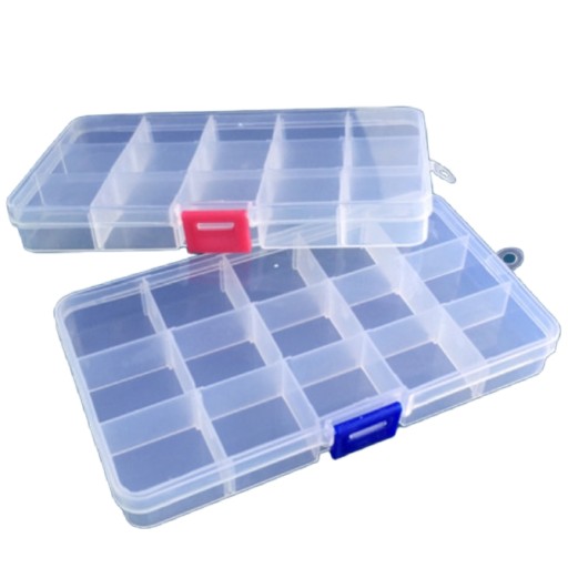 Organizérový kontajner s 15 priehradkami 175x100x22mm