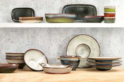 Ramen polievková lyžica Ceramic Blue Earth Handmade